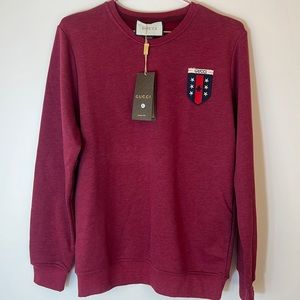 NWT Gucci pocket crew sweatshirt